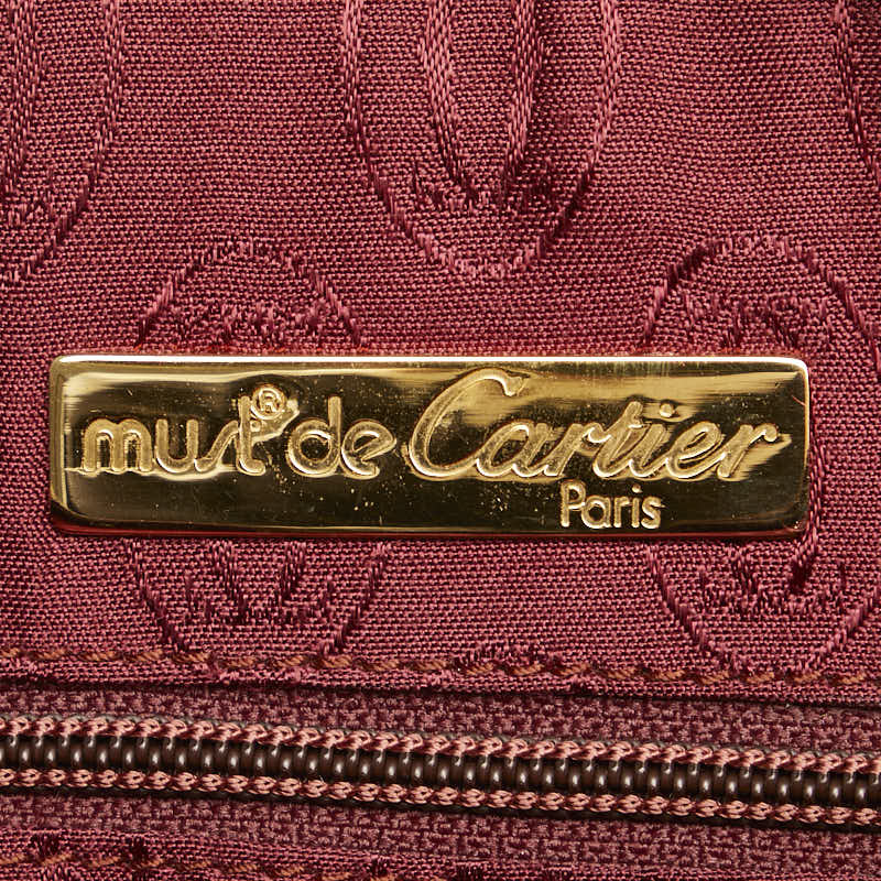 Cartier Must Line Leather Shoulder Bag in Very Good Condition