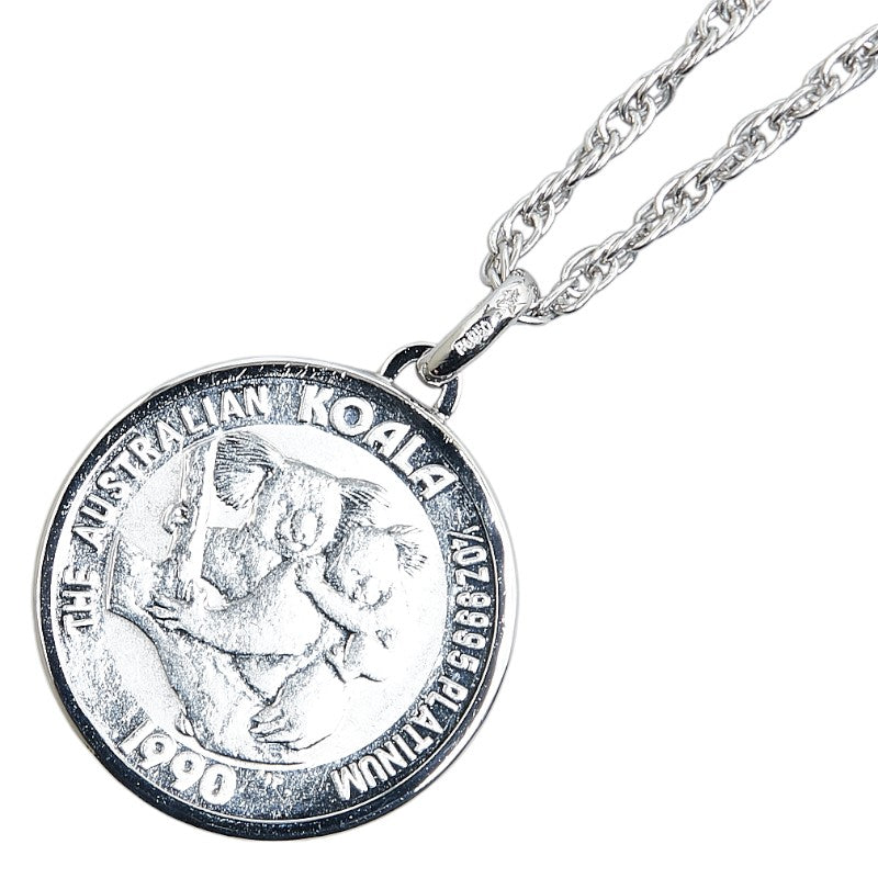 Platinum Pt1000 Pt850 Koala Coin Necklace