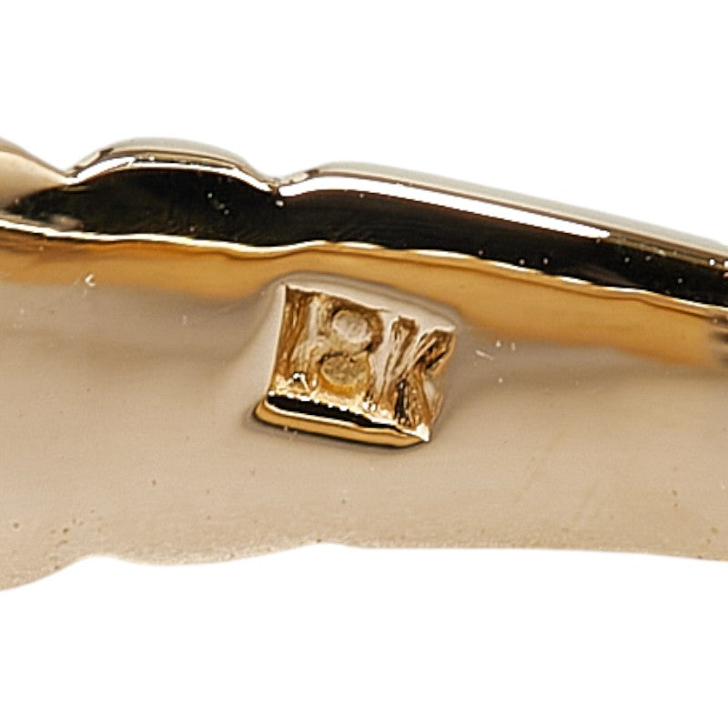 K18YG Yellow Gold Pt900 Platinum Diamond Ring