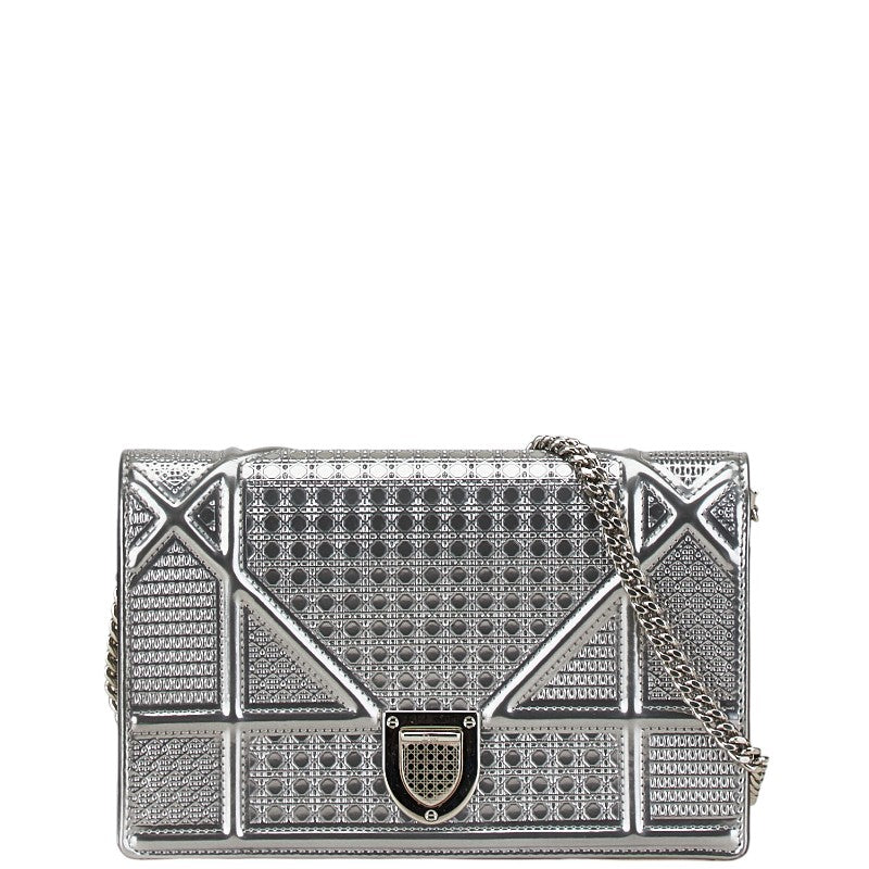 Dior Microcannage Diorama Leather Shoulder Bag