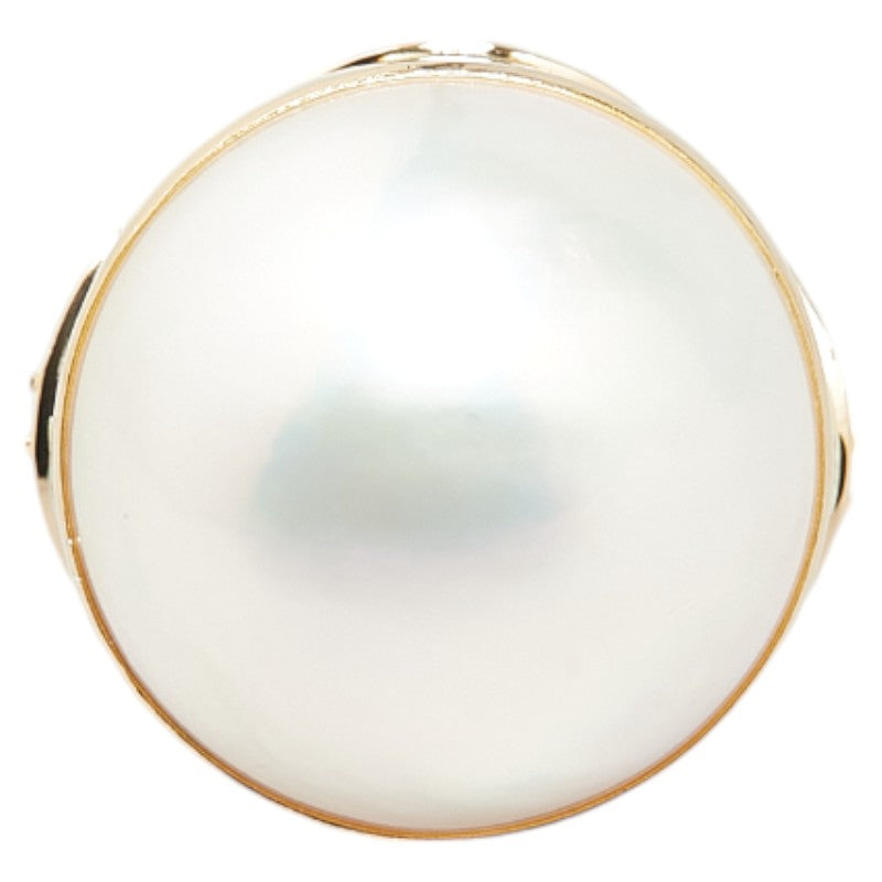 K18YG Yellow Gold Mabe Pearl Ring