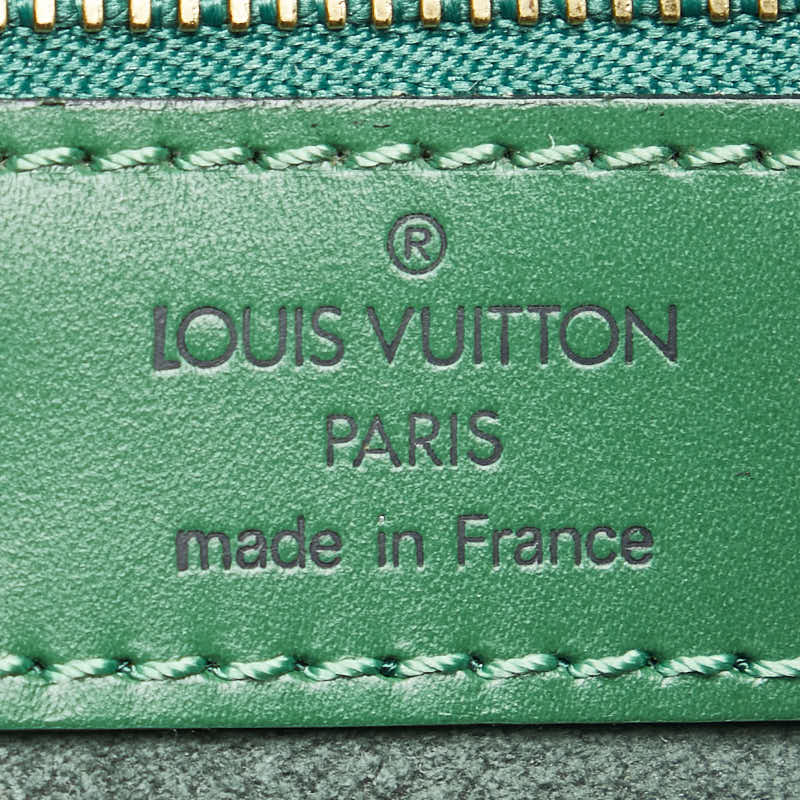 Louis Vuitton Epi Bucket PM Tote Bag Green Leather