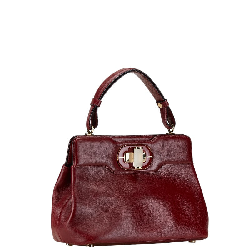 Bvlgari Isabella Rossellini Leather Handbag