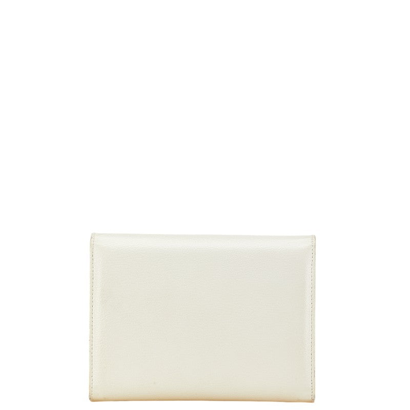 Salvatore Ferragamo Gancini Leather Cosmetic Pouch