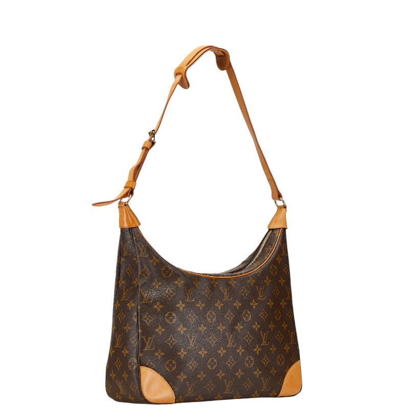 Louis Vuitton Monogram Boulogne 35 One Shoulder Bag M51260 Brown PVC Leather