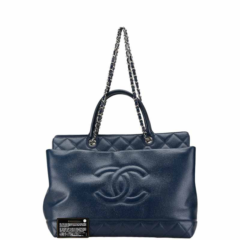 Chanel Caviar Matelasse Coco Mark 2WAY Handbag