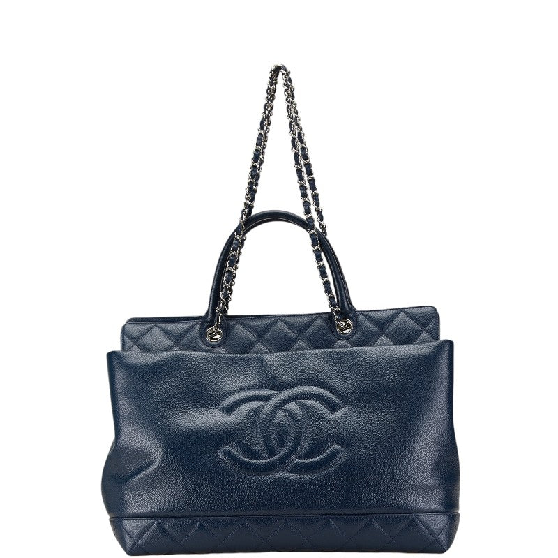 Chanel Caviar Matelasse Coco Mark 2WAY Handbag