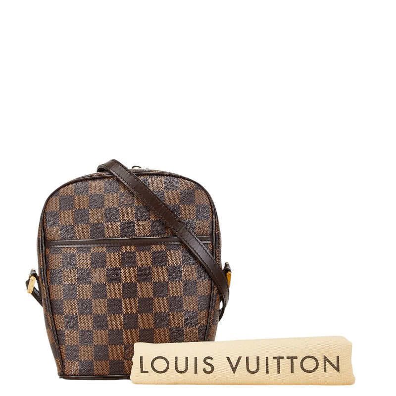 Louis Vuitton Damier Ipanema PM Crossbody Bag N51294 Brown PVC Leather in Very Good Condition