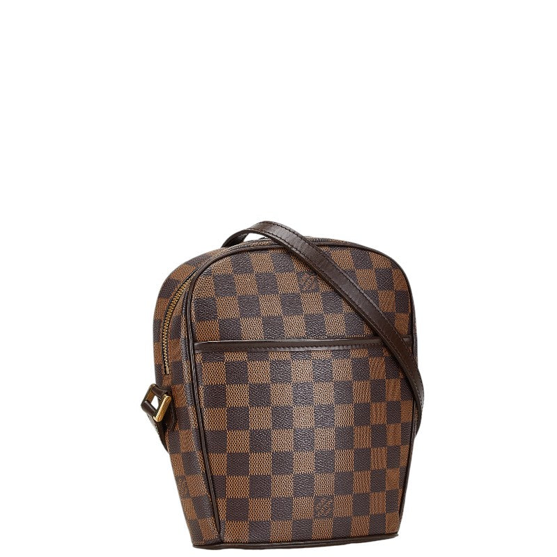 Louis Vuitton Damier Ipanema PM Crossbody Bag N51294 Brown PVC Leather in Very Good Condition