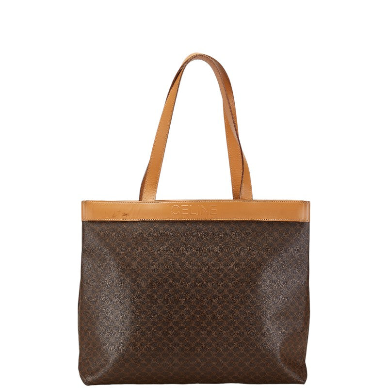 Celine Macadam Logo PVC Leather Tote Bag