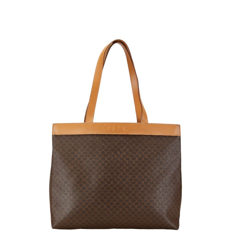 Celine Macadam Logo PVC Leather Tote Bag