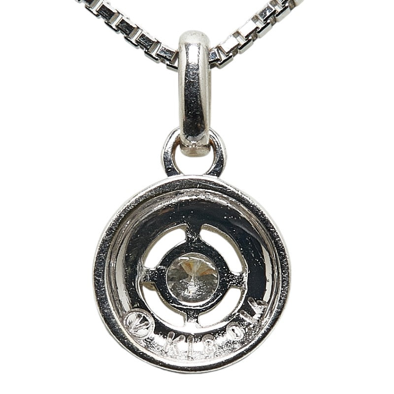 Vandome K18WG White Gold Diamond Pendant Necklace in Great Condition