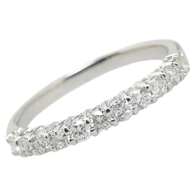 K9 White Gold Diamond Half Eternity Ring in Excellent Condition