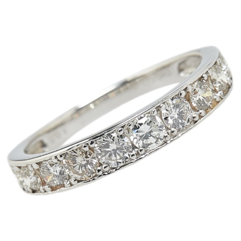 Pt950 Platinum Diamond 1.00ct Half Eternity Ring in Great Condition