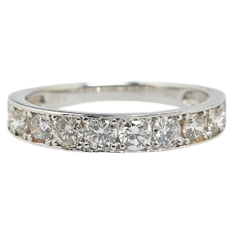 Pt950 Platinum Diamond 1.00ct Half Eternity Ring in Great Condition