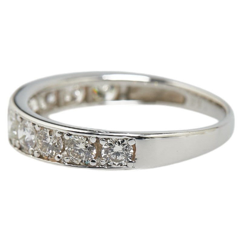 Pt950 Platinum Diamond 1.00ct Half Eternity Ring in Great Condition