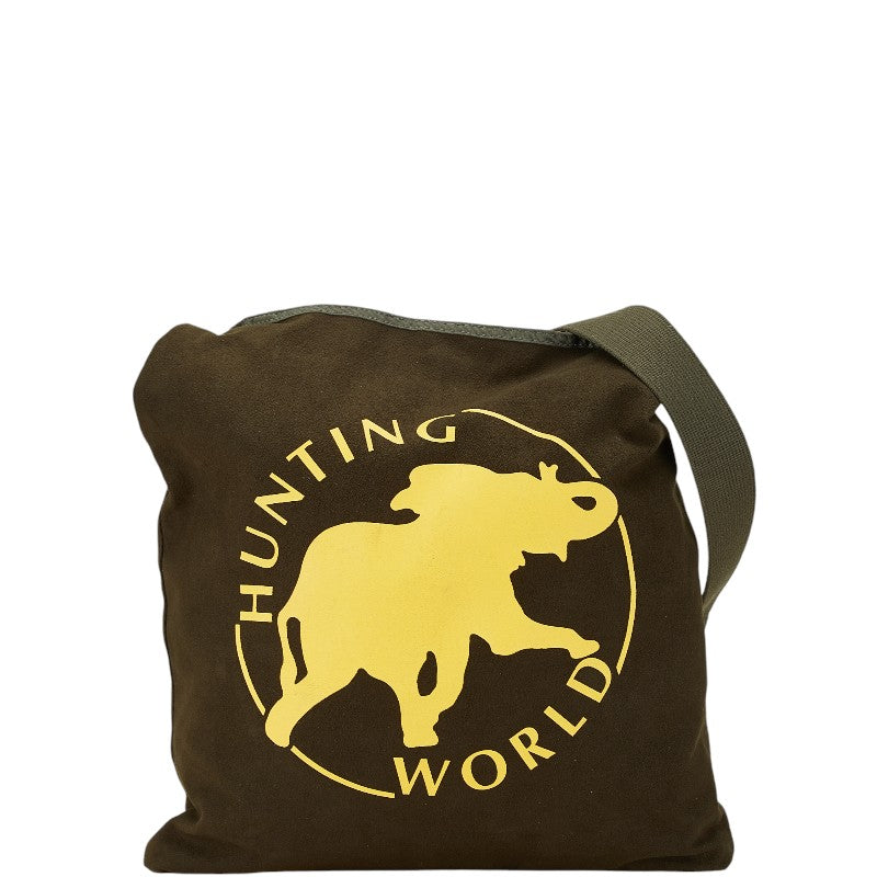 Hunting World Reversible Shoulder Bag Cotton Nylon