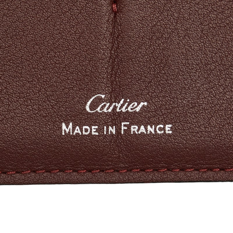 Cartier Must Line Leather Long Wallet