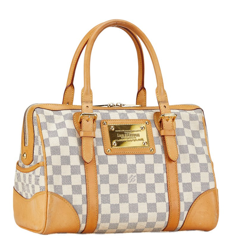 Louis Vuitton Damier Azur Berkeley Handbag N52001 in Very Good Condition