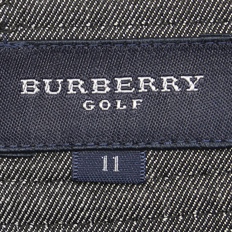 Burberry Nova Check Wool Cotton Pleated Pants