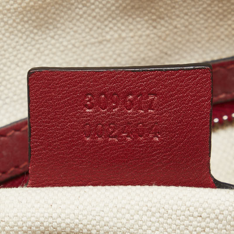 Gucci Micro GG 2WAY Handbag Red