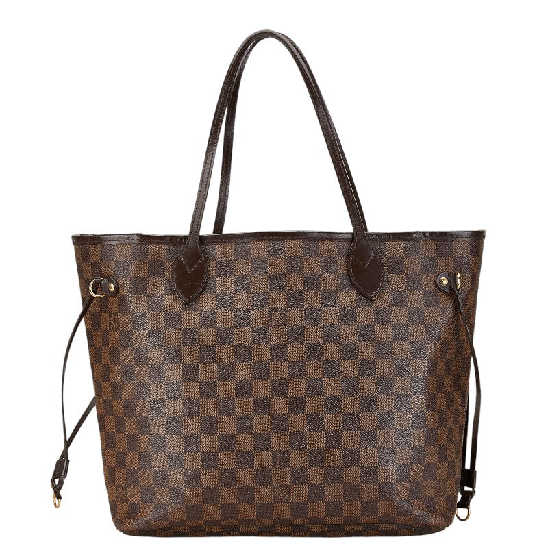 Louis Vuitton Damier Neverfull MM Tote Bag Brown in Very Good Condition