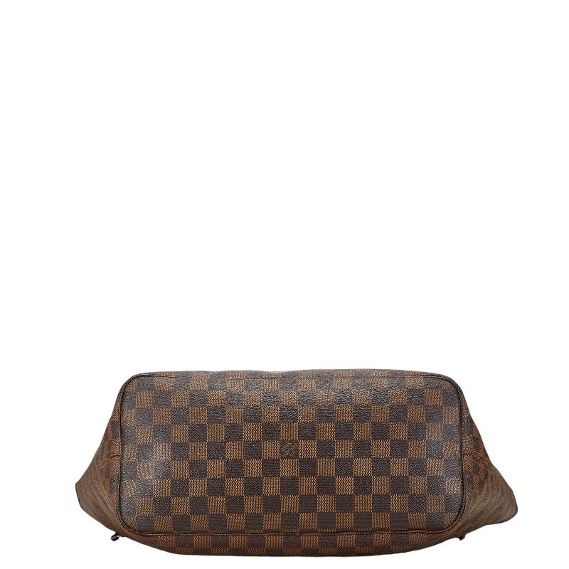 Louis Vuitton Damier Neverfull MM Tote Bag Brown in Very Good Condition