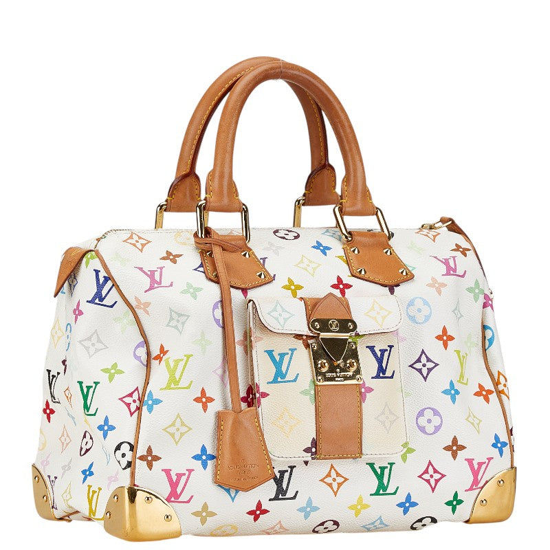 Louis Vuitton Monogram Multicolor Speedy 30 Handbag in Very Good Condition