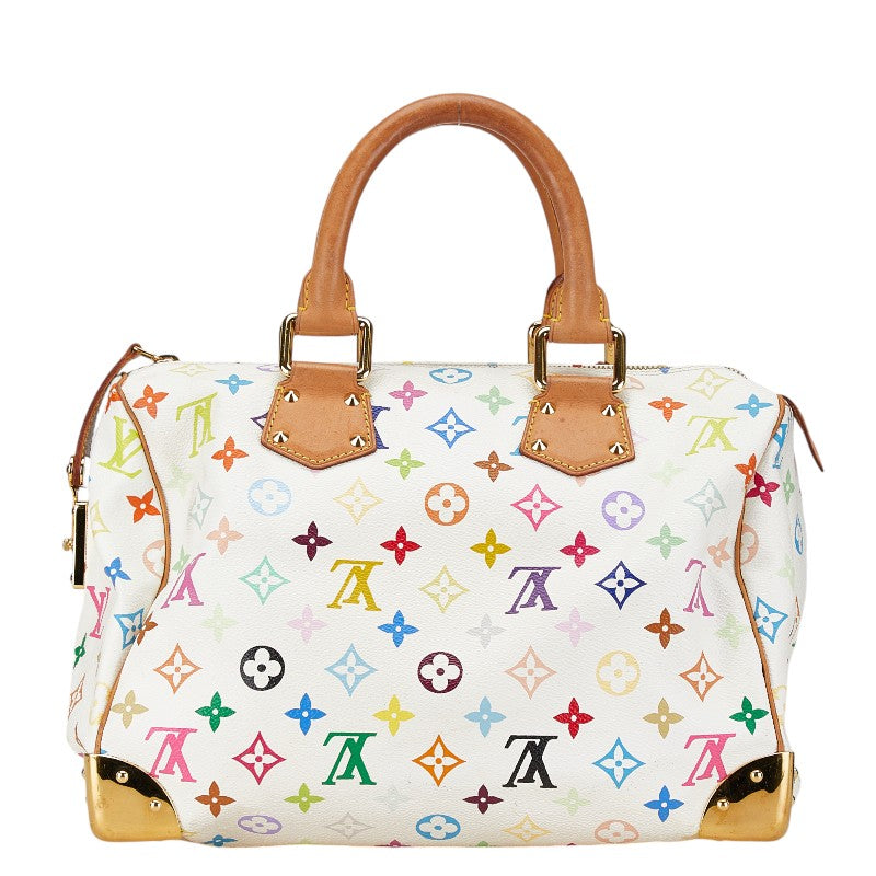 Louis Vuitton Monogram Multicolor Speedy 30 Handbag in Very Good Condition