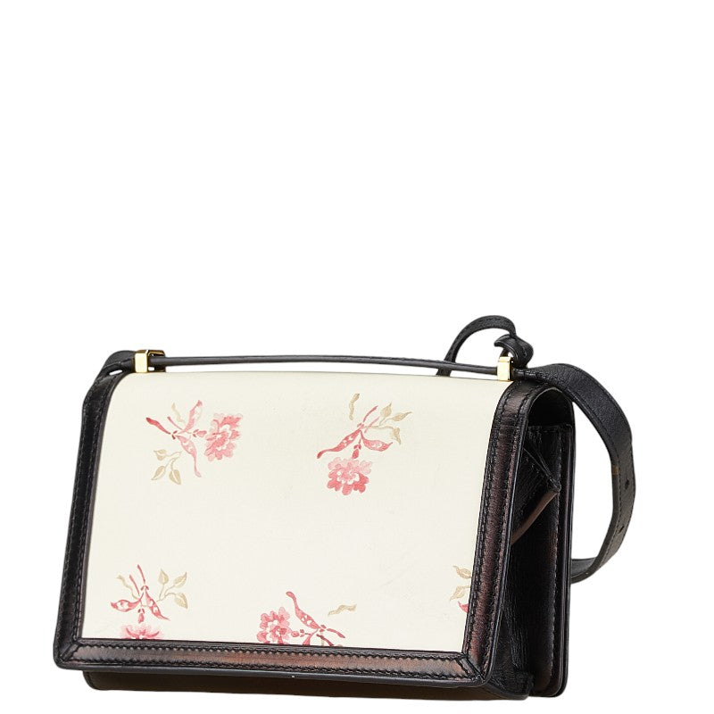 Loewe Barcelona Floral Leather Shoulder Bag