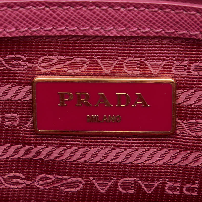 Prada Galleria Leather Handbag 1BA896 in Very Good Condition