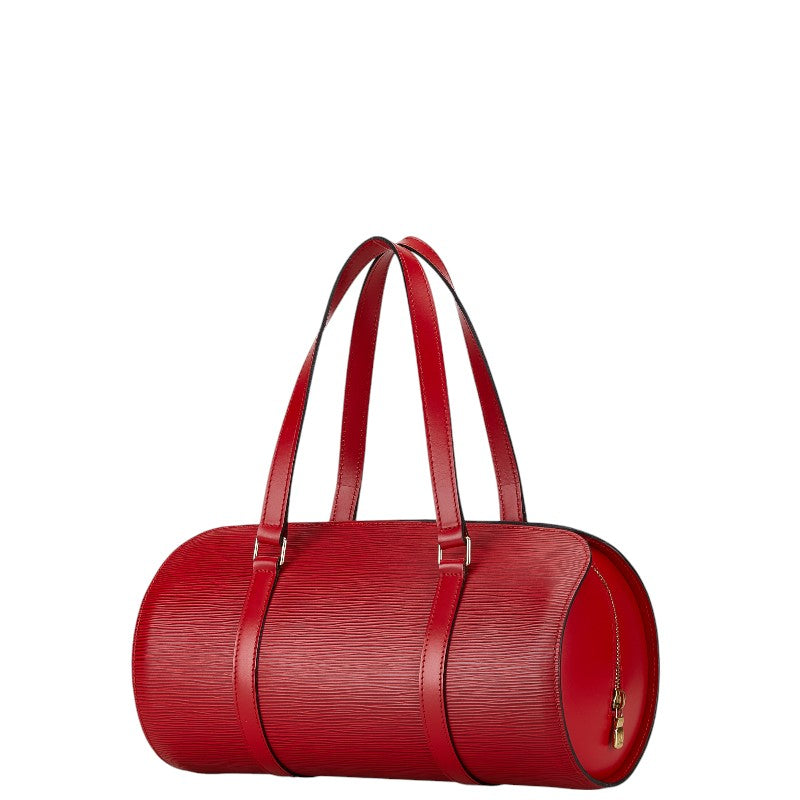 Louis Vuitton Epi Soufflot Handbag M52227 Red in Very Good Condition