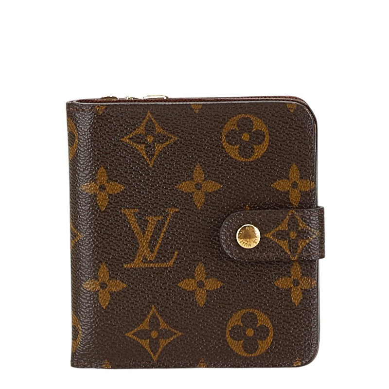 Louis Vuitton Monogram Compact Zip Wallet M61667