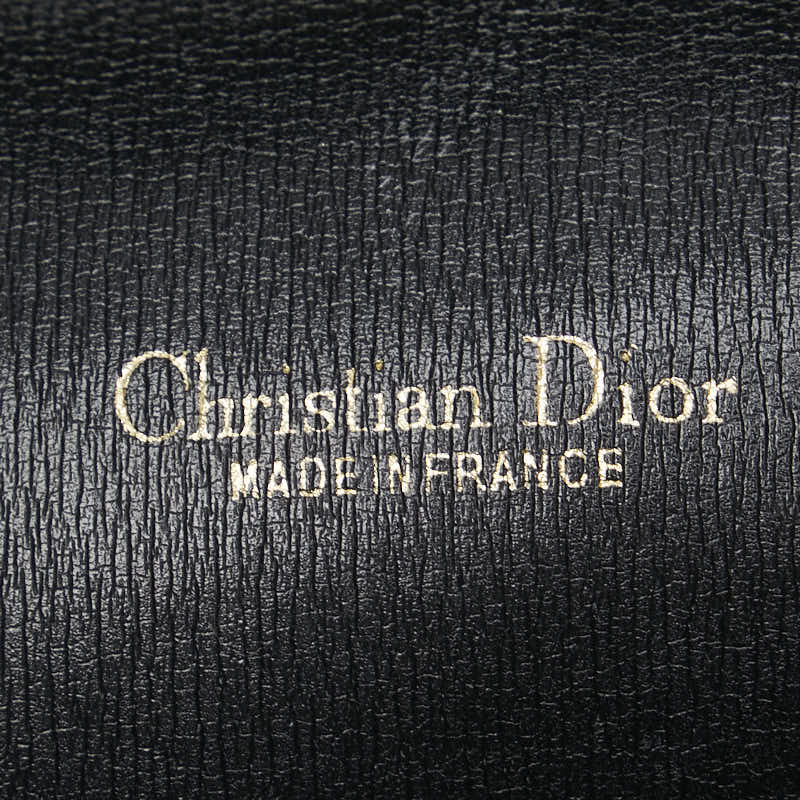 Dior Honeycomb Chain Shoulder Bag Leather Canvas