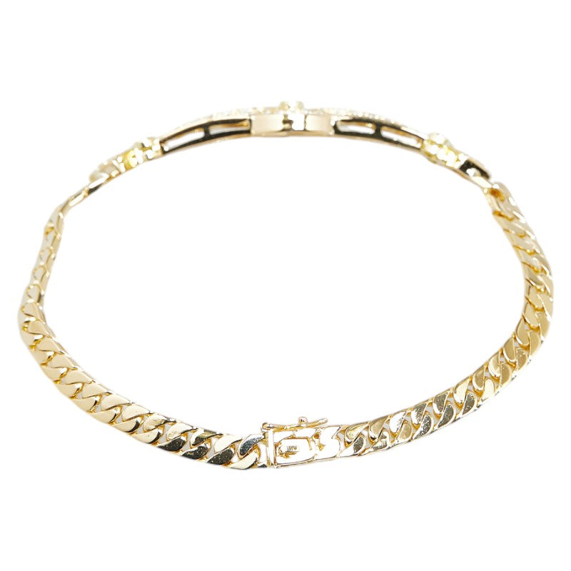 K18YG Yellow Gold Diamond Bracelet