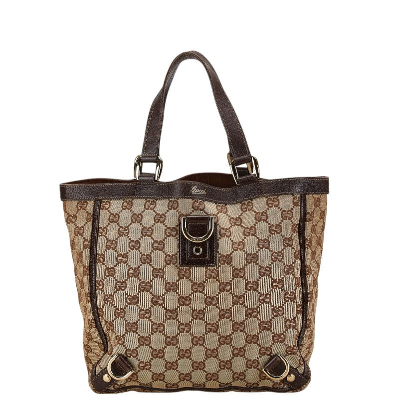 Gucci Canvas Leather Abby Handbag 130739