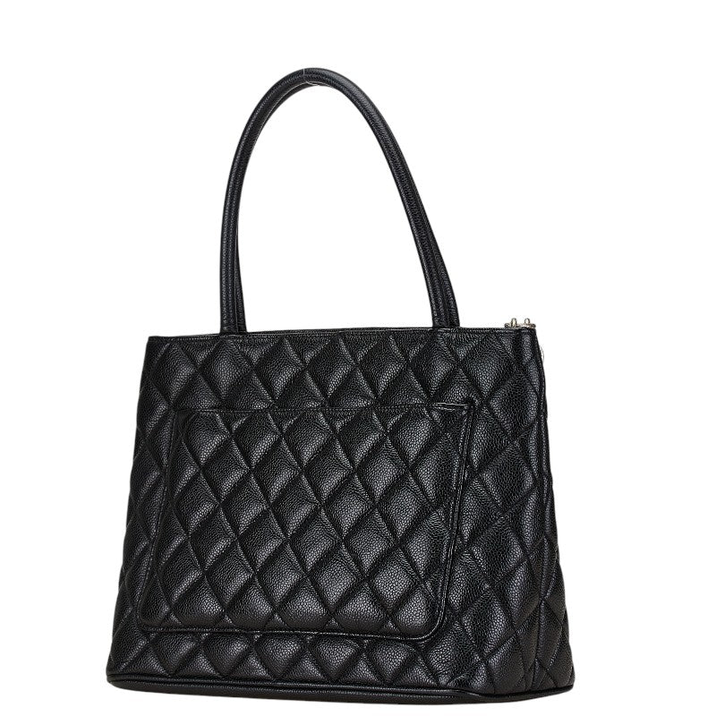 Chanel Caviar Skin Matelasse Coco Mark Tote Bag