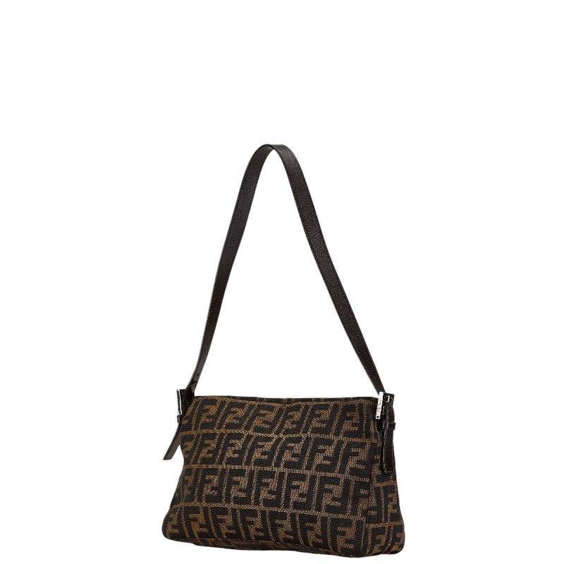 Fendi Mamma Bucket Shoulder Bag Canvas Leather