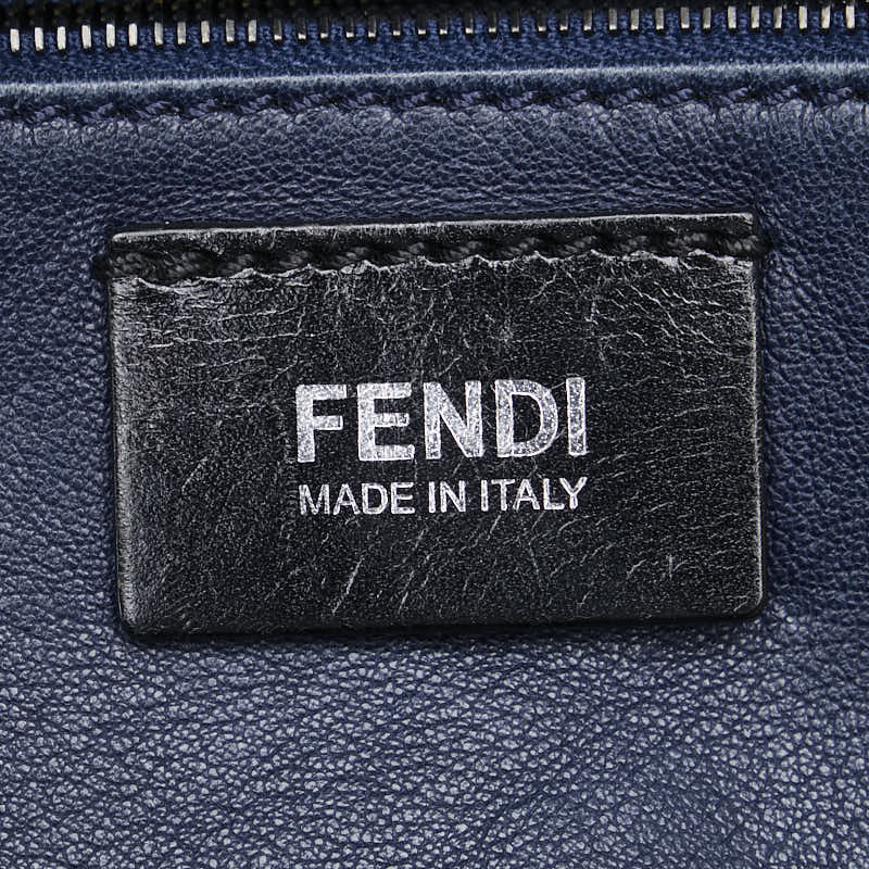 Fendi FF Logo Leather Tote Bag 7VA245