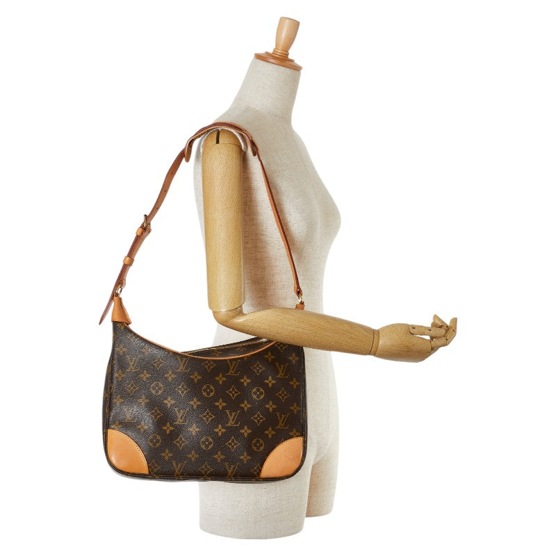 Louis Vuitton Monogram Boulogne 30 Shoulder Bag Brown