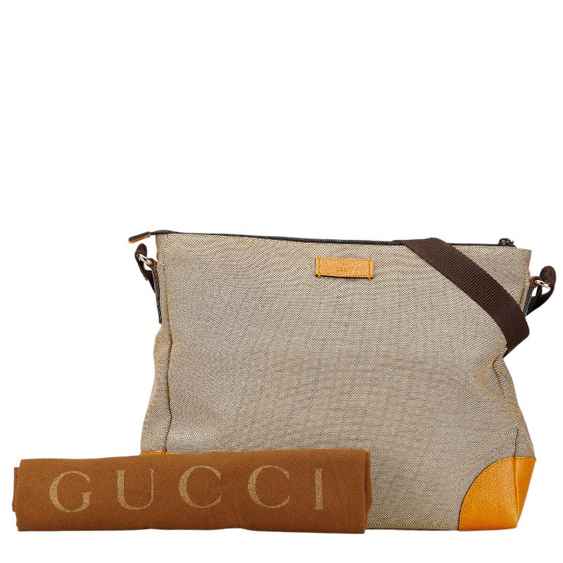 Gucci Canvas Leather Shoulder Bag 257301