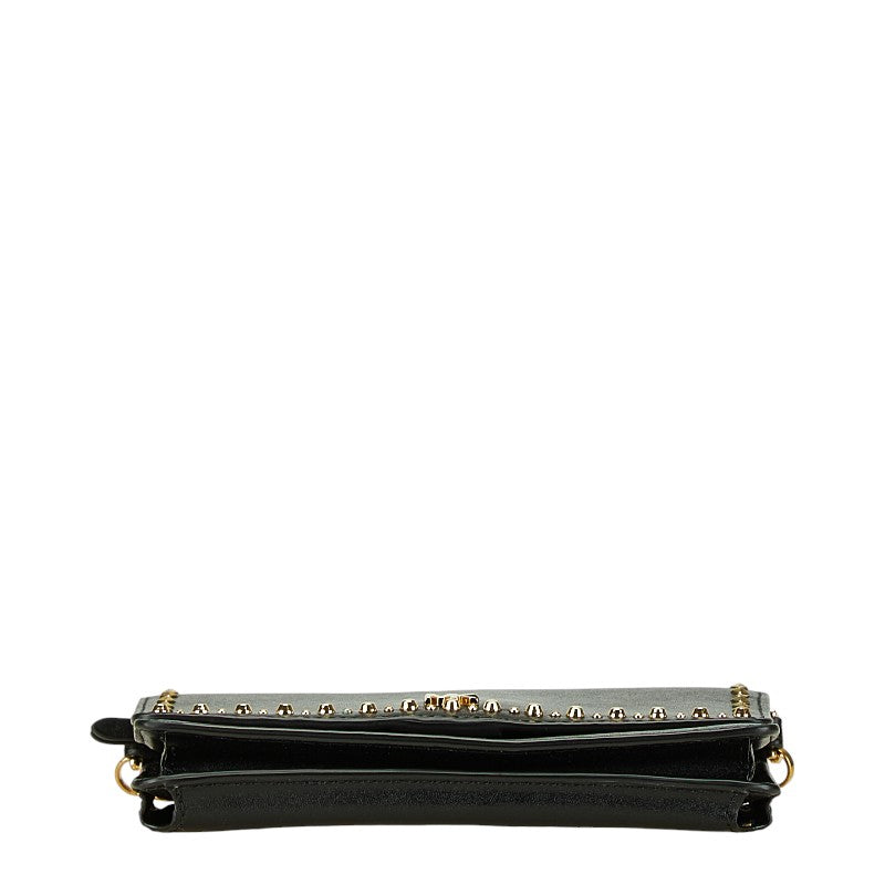 Michael Kors Studded Leather Chain Shoulder Bag