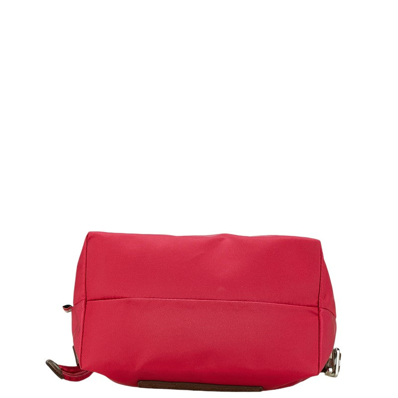 Orobianco Nylon Leather Shoulder Bag Pink