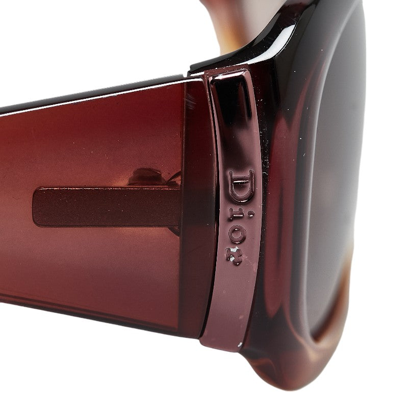 Dior Logo Plate Plastic Sunglasses Brown