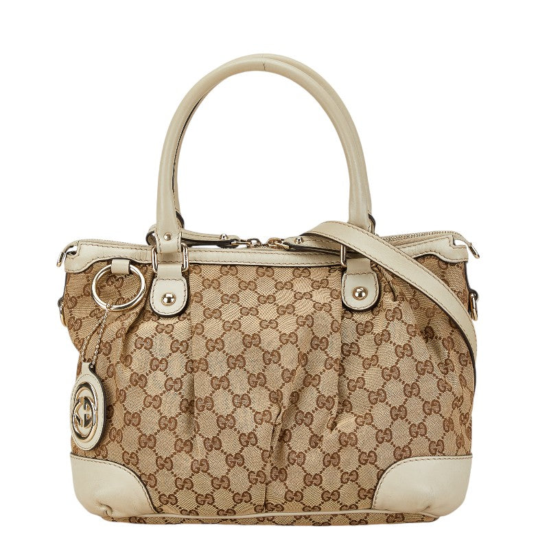 Gucci GG Canvas 2WAY Handbag Shoulder Bag