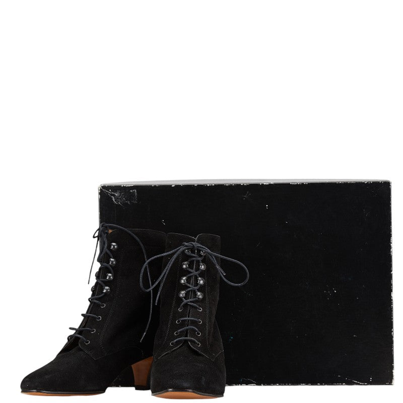 Celine Suede Heel Boots for Women