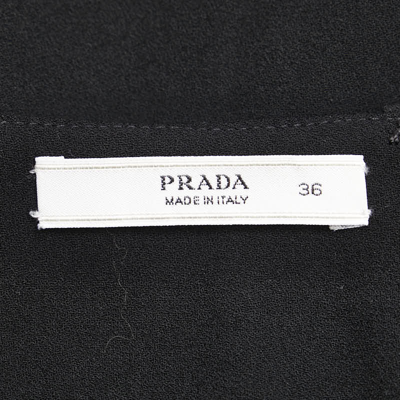 Prada Black Acetate Skirt Size 36