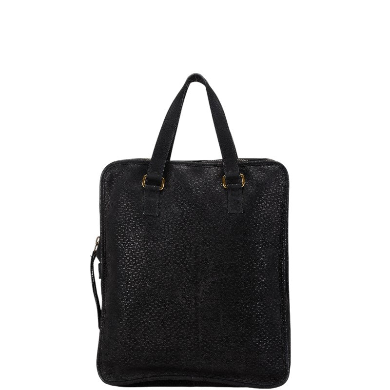 Prada Leather Logo Tote Shoulder Bag