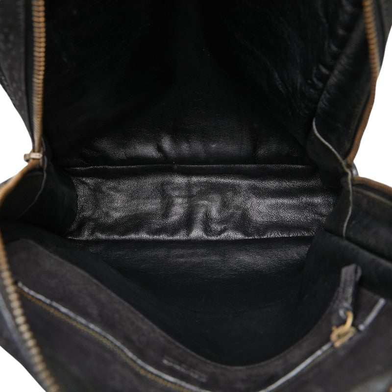 Prada Leather Logo Tote Shoulder Bag