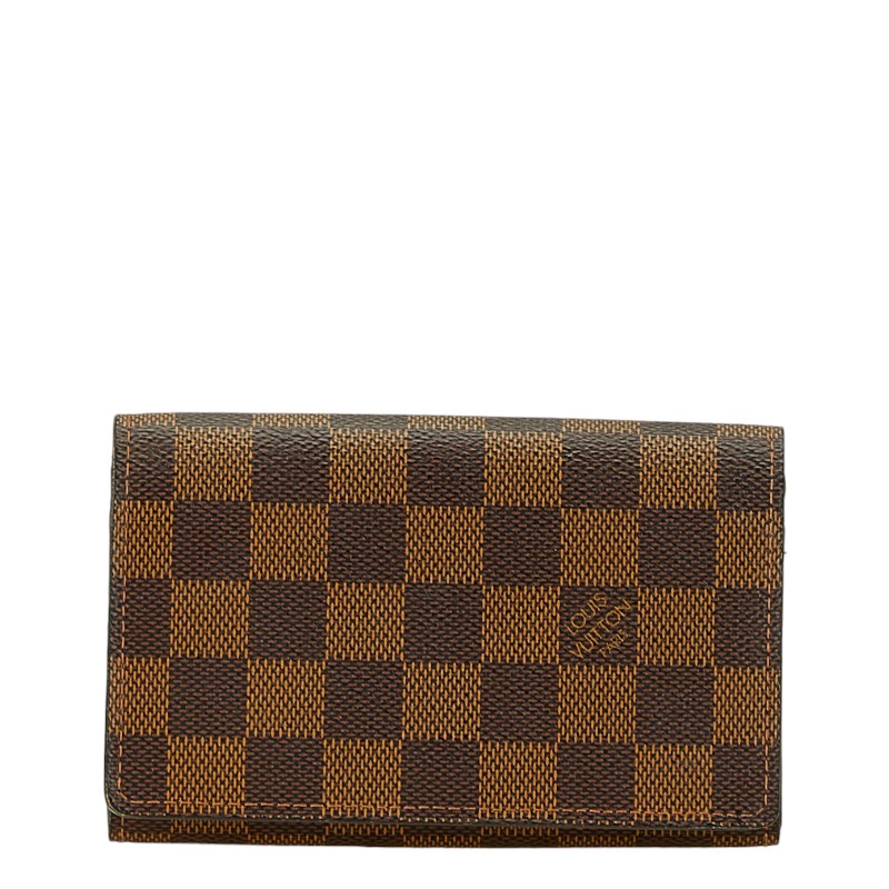 Louis Vuitton Damier Bifold Wallet Brown